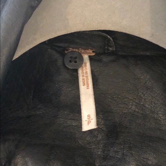 Free People Vegan Leather Jacket! - Picture 2 of 2